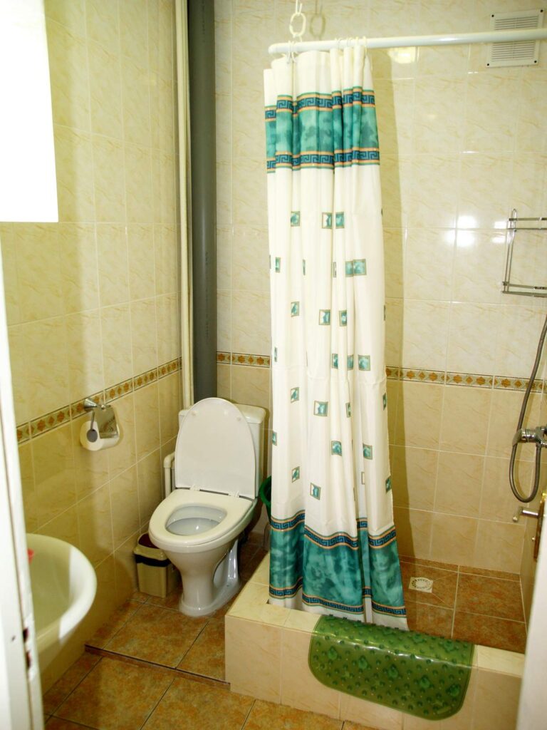 Двух-трехместный люкс коридор унитаз душ